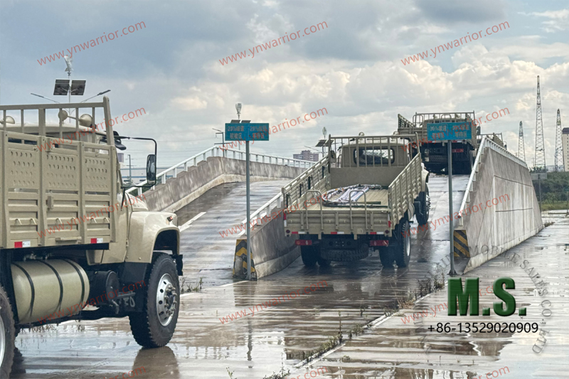 Dongfeng ยางรถ 4x4 หลังยางคู่การทดสอบมุม depature