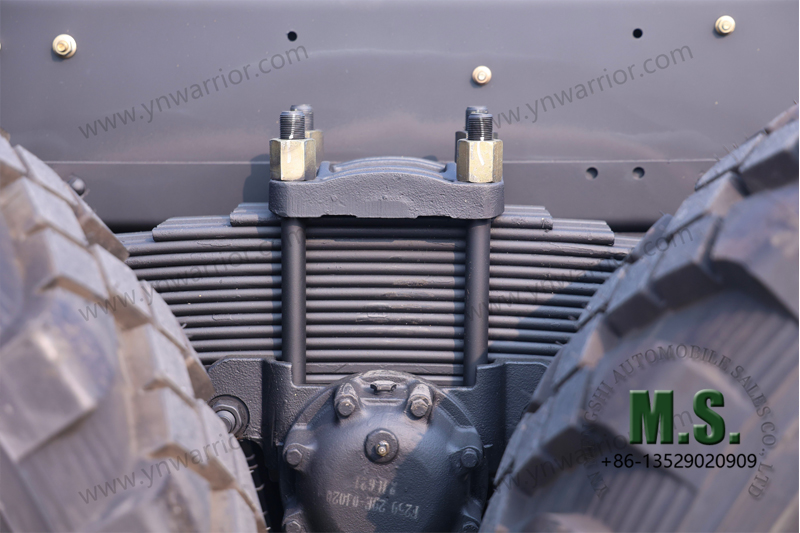 Dongfeng รถบรรทุกออฟโรด 6x6 ยางล้อหลังเดี่ยวขนาด 11 ตัน แหนบแบบปรับปรุง