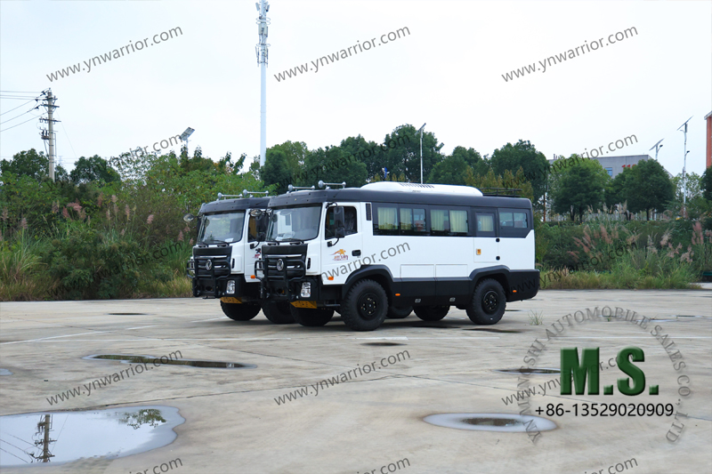 Dongfeng รถบัสออฟโรด 4x4 ในการทดสอบ