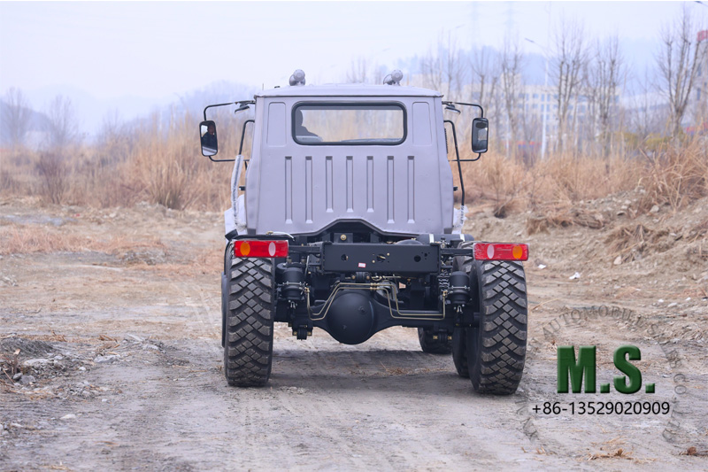 คุ้มค่าทนทานรถบรรทุกห้องโดยสารยางเดี่ยว 6x6 เหมาะสำหรับพื้นที่ที่ยังไม่พัฒนา