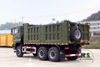  6×4 Dump Truck_375HP Flat Head Row and a Half Cab Heavy Duty Tipper Vehicle_Dongfeng ผู้ผลิตรถดัมพ์ส่งออก