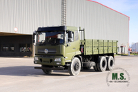 6x4 Dongfeng รถบรรทุกออฟโรด_210 แรงม้า Flathead Row Half Cab การดัดแปลงรถบรรทุกขนส่ง_Dongfeng ส่งออกยานพาหนะพิเศษ