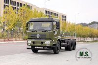 Dongfeng โครงรถออฟโรด 6x4_หัวแบน โครงรถบรรทุกหนึ่งส่วนครึ่ง_Dongfeng โครงรถขนส่ง โครงรถพิเศษ ส่งออก