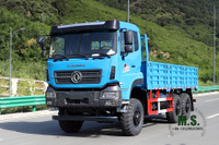 รถบรรทุกออฟโรด 6*6 สีน้ำเงิน Dongfeng Flat Head AWD Cargo Vehicle ส่งออกยานพาหนะพิเศษ