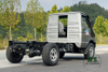 SILVER IVECO Four Drive Off Road Chassis 4WD แชสซีมัลติฟังก์ชั่นหัวสั้นส่งออกแชสซีรถยนต์พิเศษ