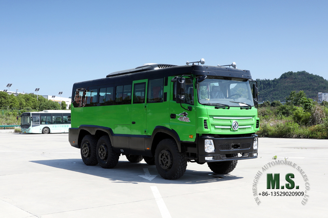 6X6 Dongfeng 8M Off Road Bus_210hp 25-seater Rescue Bus_Six Drive ส่งออกรถบัสพิเศษ