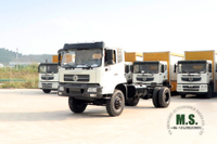 Dongfeng 4WD Tipper Chassis_4*4 Cab Off-road Dump Chassis Conversion_260HP Four Drive ส่งออกแชสซีรถบรรทุกพิเศษ