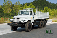 190 แรงม้า 6×6 EQ2100 Dongfeng รถบรรทุก_รถขับเคลื่อน 6 ล้อ รถออฟโรด แถวเดี่ยว กระจกสองชั้น หัวแหลม_AWD รถเอนกประสงค์ส่งออก