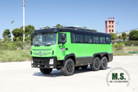 6X6 Dongfeng 8M Off Road Bus_210hp 25-seater Rescue Bus_Six Drive ส่งออกรถบัสพิเศษ