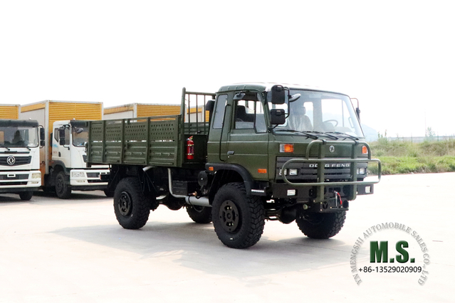 2070 Four Drive Dongfeng 153 Cab Off Road Truck_4×4 Flathead หนึ่งแถวครึ่งรถบรรทุก_ส่งออกผู้ผลิตรถยนต์พิเศษ