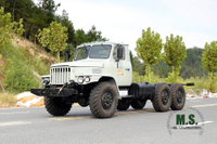 EQ2100 Dongfeng Six Drive Off Road Chassis_Double Glass Pointed Head Single Row Chassis ส่งออกแชสซีรถยนต์พิเศษ