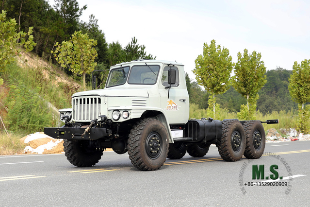 EQ2100 Dongfeng Six Drive Off Road Chassis_Double Glass Pointed Head Single Row Chassis ส่งออกแชสซีรถยนต์พิเศษ