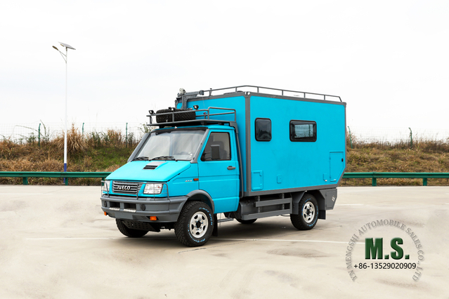 Iveco 4WD Off-road RV สำหรับขาย_4*4 คาราวานท่องเที่ยวกลางแจ้งที่ปรับแต่งเอง_ครอบครัวชิ้นเดียวสี่ไดรฟ์คาราวานส่งออกยานพาหนะพิเศษ