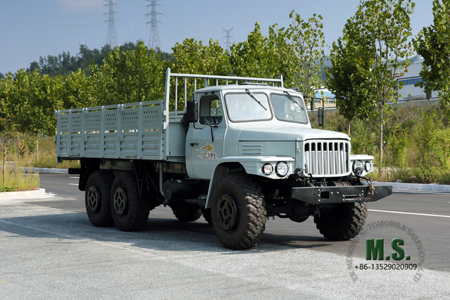 190 แรงม้า 6×6 EQ2100 Dongfeng รถบรรทุก_รถขับเคลื่อน 6 ล้อ รถออฟโรด แถวเดี่ยว กระจกสองชั้น หัวแหลม_AWD รถเอนกประสงค์ส่งออก