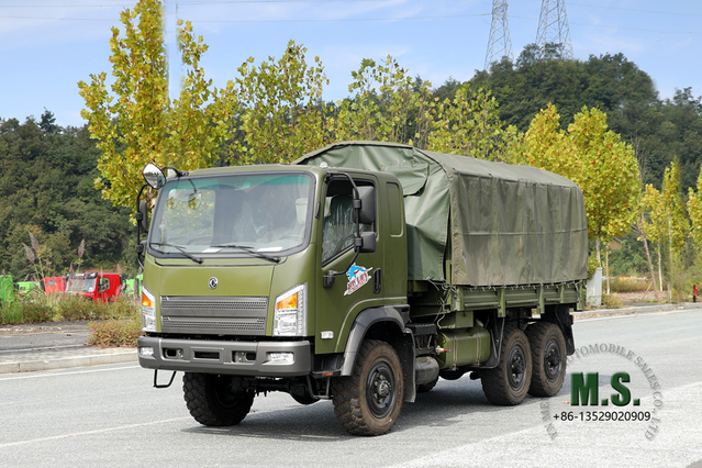 Dongfeng รถบรรทุกหัวเรียบออฟโรด 6x6_EQ2082 รถบรรทุกดีเซลออฟโรด_Dongfeng 240 รถออฟโรดพลเรือนเพื่อการส่งออก