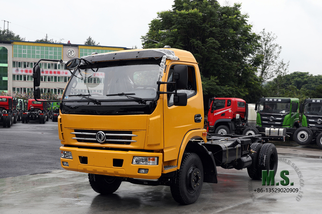 4×2 Dongfeng 140 HP รถบรรทุกขนาดเล็กแชสซี_10T รถบรรทุกดีเซลขนาดเล็กสำหรับการส่งออก_กำหนดเอง การแปลงรถบรรทุกเพื่อการพาณิชย์แบบขับซ้าย/ขวา