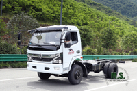 4*2 Dongfeng 10T แชสซีรถบรรทุกขนาดเล็ก_140 HP Small Diesel Truck Chassis for sale_Commercial Model Micro Truck Chassis Conversion