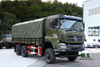 Green Six Drive Off Road Truck Dongfeng 6×6 Heavy Truck Three Axle Cargo Vehicle ส่งออกยานพาหนะพิเศษ