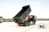 Dongfeng 6×4 Dump Truck_375HP Flat Head Row and a Half Cab Heavy Duty Tipper Vehicle_ส่งออกผู้ผลิตรถดัมพ์