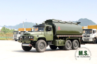 Dongfeng รถขับเคลื่อนหกล้อ EQ2100 Tanker Truck_190HP 6*6 Pointed Head Feul Tanker for Sale_Six Drive Export Special Tanker Lorry