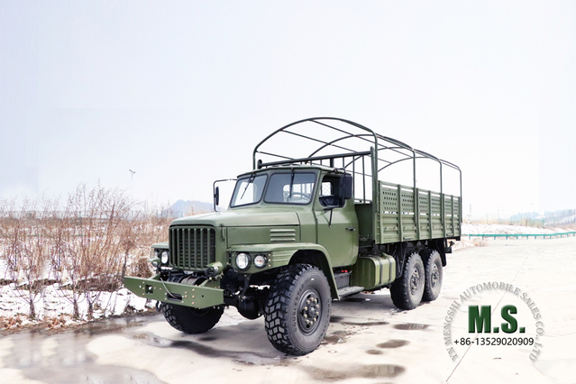 Dongfeng 6WD EQ2100 รถบรรทุกออฟโรด_6*6 Classic Long Head Off-road Vehicle_245 Tip Diesel 3.5 T Troop Carrier Export Vehicle พิเศษ