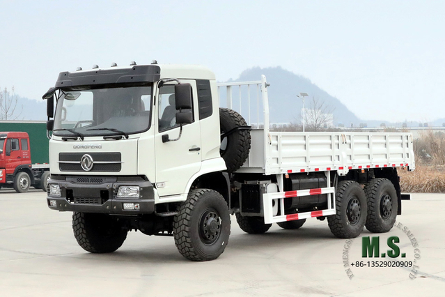 Dongfeng 6*6 รถบรรทุกออฟโรด 260 แรงม้า Forest Off-Road Cargo Vehicle ส่งออกรถบรรทุกพิเศษ