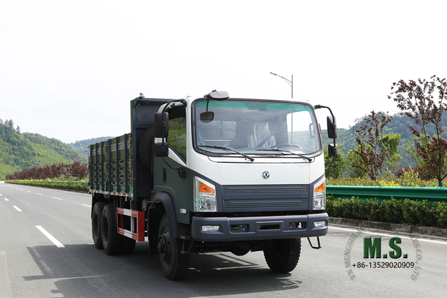 5T 6WD Light Dump Truck_6*6 Diesel Off-road Dump Truck_Six Wheel Drive Dongfeng Bobcat Dump Truck เพื่อการส่งออก