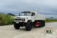 190 แรงม้า 6×6 EQ2100 Dongfeng รถบรรทุก_รถขับเคลื่อน 6 ล้อ แถวเดียว กระจกสองชั้น หัวแหลม รถบรรทุกออฟโรด _AWD ยานพาหนะเอนกประสงค์ส่งออก