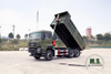 Dongfeng 6×4 Dump Truck_375HP Flat Head Row and a Half Cab Heavy Duty Tipper Vehicle_ส่งออกผู้ผลิตรถดัมพ์