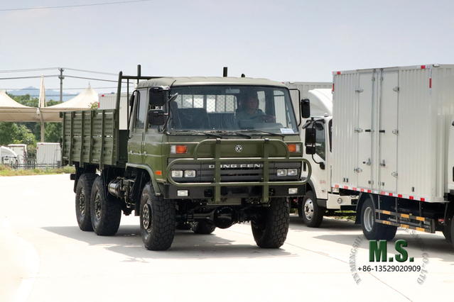 EQ2102 Dongfeng รถบรรทุกขับเคลื่อน 6 ล้อ_3.5T 153 Flathead Row a Half Cab รถดีเซล_6*6 รถบรรทุกขนส่ง รถเพื่อการส่งออกพิเศษ