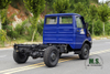 Blue Four Drive Iveco แชสซีออฟโรดขนาดเล็ก แชสซีมัลติฟังก์ชั่นหัวสั้น ส่งออกแชสซีรถยนต์พิเศษ