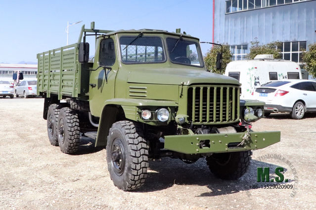 Dongfeng 6WD EQ240 รูปแบบยานพาหนะพิเศษ 6*6 EQ2082 รถบรรทุกออฟโรดกระจกสองชั้น 6×6 Tip 25Y รถบรรทุกเพื่อการส่งออก