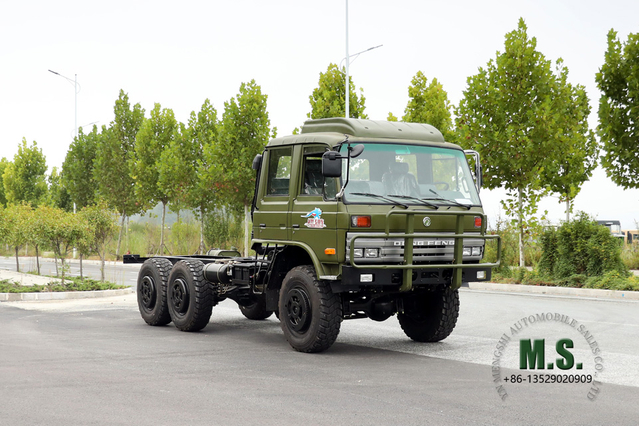 Dongfeng สองแถว 2102N Off-road 6WD การปรับเปลี่ยนแชสซี_6*6 Flathead Double Row 153 รถบรรทุกออฟโรดสำหรับขายและส่งออก_6×62102N ยานพาหนะพิเศษ