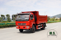 Dongfeng 4×2 Dump Truck_5T Flathead Single Row Cab Light Tipper Truck For Sale_Export ผู้ผลิตยานพาหนะพิเศษ