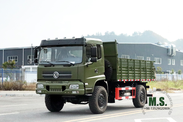 Dongfeng 210HP 4WD Heavy Duty Dump Truck_9T Four Drive Tipper Truck_Site Mining Transport Trucks ผู้ผลิตยานพาหนะส่งออก