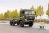 Dongfeng แชสซีออฟโรด Six Drive_Dongfeng 450HP Flathead Transport Truck Chassis_6x6 ส่งออกผู้ผลิตการแปลงแชสซีรถบรรทุกพิเศษ