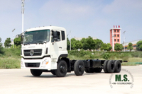 Dongfeng 8*4 แชสซีรถบรรทุกพิเศษ_4-เพลา Dongfeng แชสซีเชิงพาณิชย์_30T แชสซีดัดแปลงสำหรับงานหนัก ส่งออกยานพาหนะพิเศษ