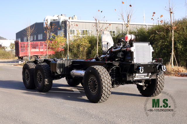 300HP 15Tons of GVW Bus Truck Chassis Without Cabin_Cummins Engine Armoured Chassis Truck Chassis Deep Customization_Manufacturer Direct Factory Price ราคาโรงงานโดยตรง