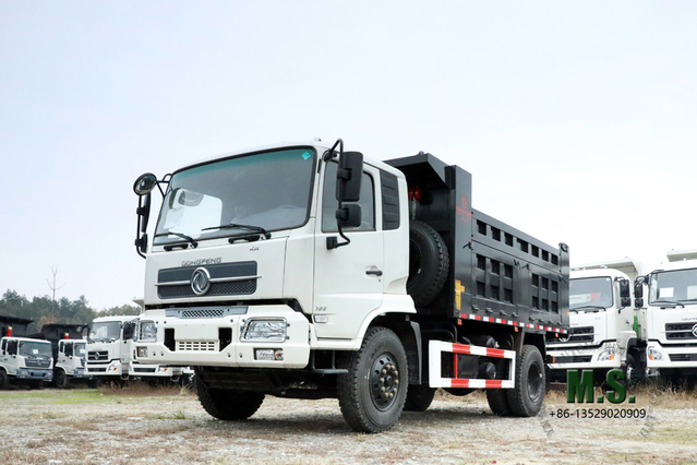 4*2 Dongfeng รถบรรทุกส่งออก 160 HP_ DFL3120B Flathead Row Half Dump Truck _Mining Tipper Truck รถขนถ่ายเอง