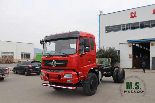 4×2 Dongfeng โครงรถบรรทุกดั๊มพ์ _12T รถขนส่งทุ่นระเบิดหนึ่งและครึ่ง_240 แรงม้า โครงรถดัมพ์พิเศษสำหรับการส่งออก