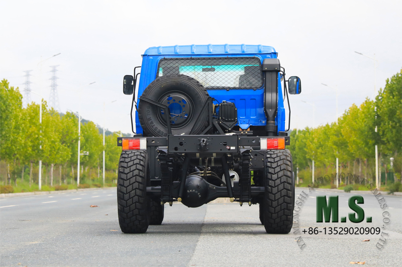 รถบรรทุกจีนดินด้วยเครื่องยนต์ Cummins 170 แรงม้า มุม 