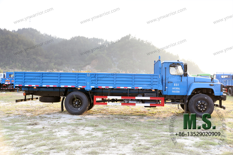 long-cargo box การฝึกอบรมรถบรรทุก 4x4 พร้อม shotgun เบรค pad 