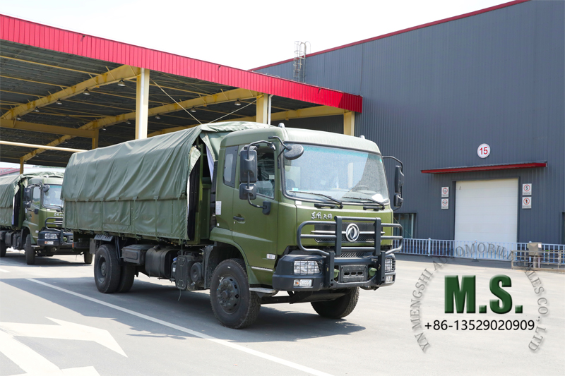 Gallery ยานพาหนะและแชสซี 39: Dongfeng 4x4 กองทหารทหารออฟโรดกับ Cannopy