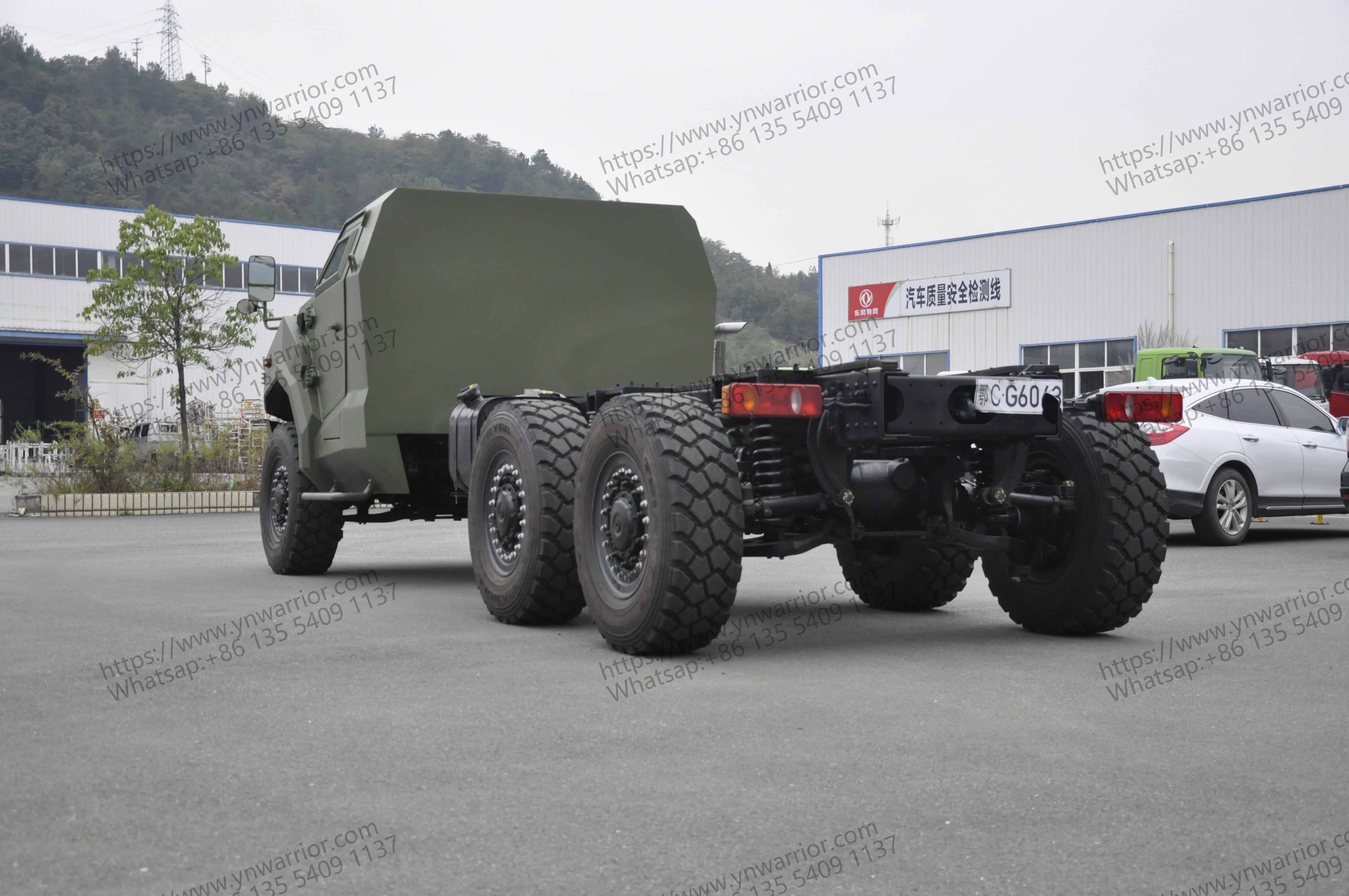 ป้องกันเกราะอิสระมิติ 6x6 แชสซี 