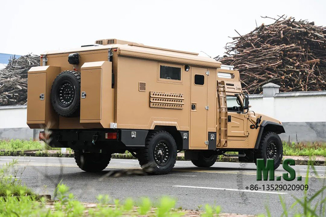 กำลัง 195 แรงม้า น้ำหนักรวม 6 ตัน Military Model 4x4 Mengshi RV Version_Front&Rear Double Wishbone Suspension, Automatic Manual Transmission, Served Military Chassis_Manufacturer Direct