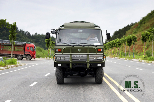 Dongfeng EQ2102N รถบรรทุกออฟโรดสองแถว_6*6 ระบบขับเคลื่อนสี่ล้อ 153 รถขนส่งทหารผสมสูงสองแถว