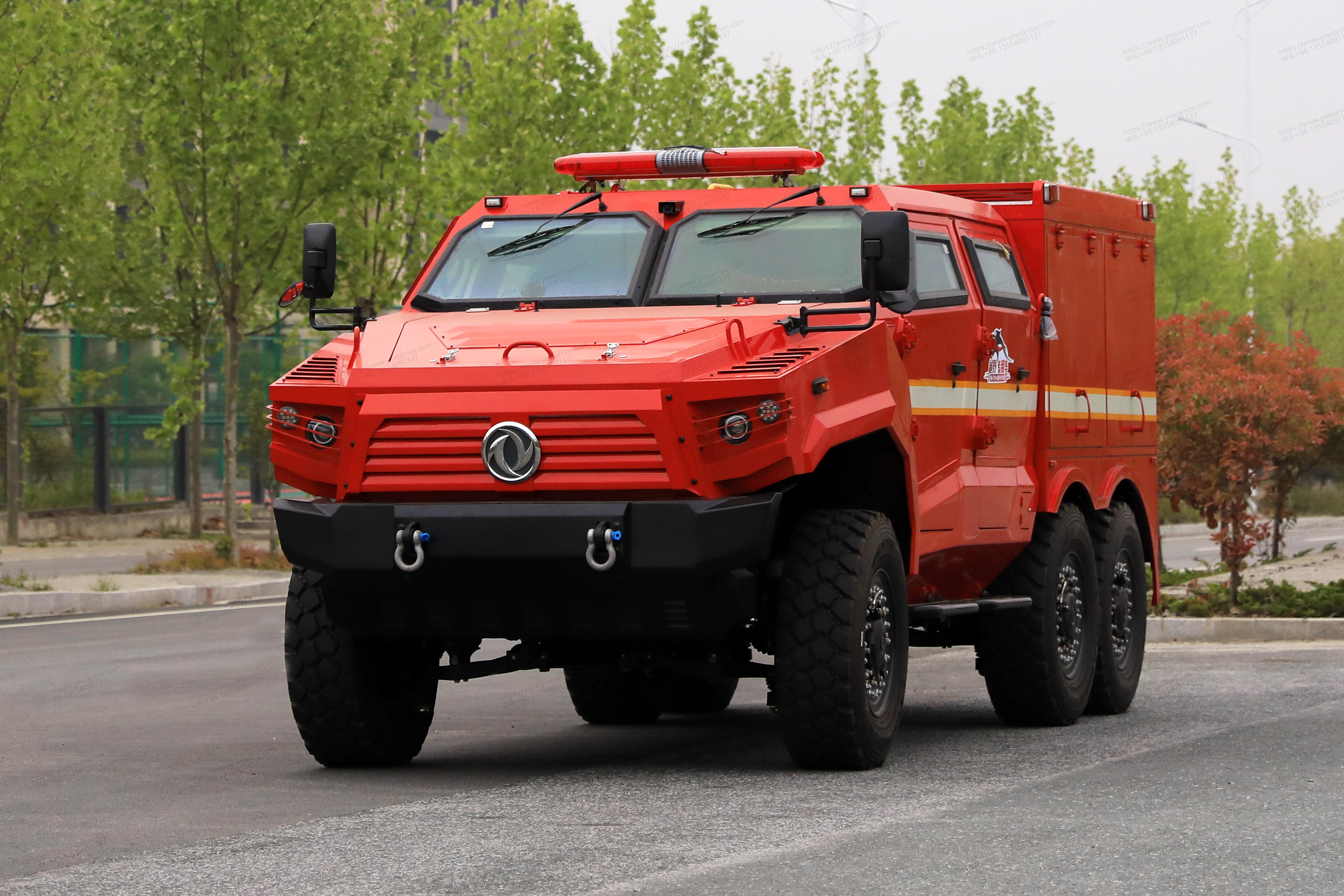 Dongfeng Mengshi 6x6 ยานพาหนะทางการแพทย์ออฟโรด 