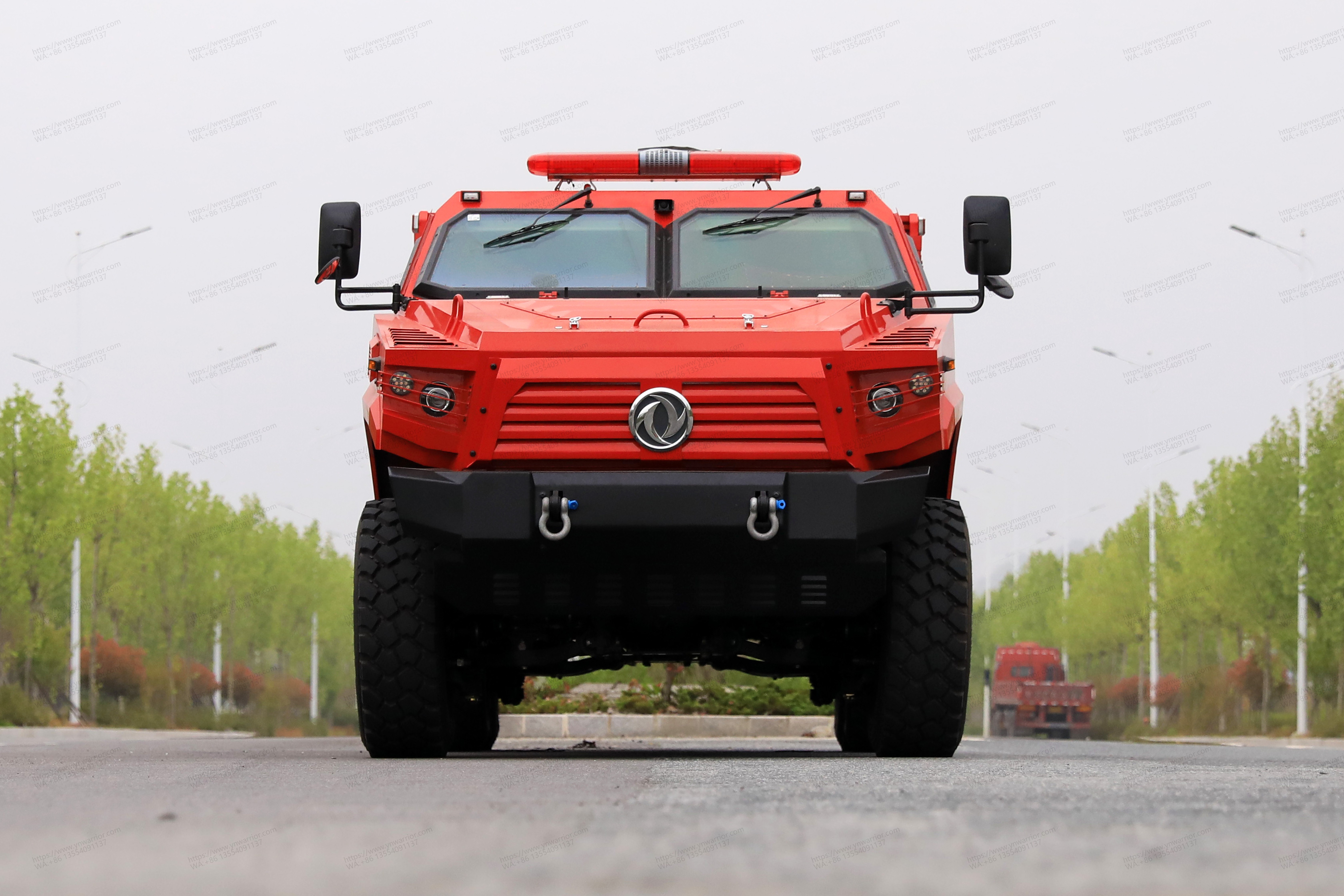 Dongfeng Mengshi 6x6 ยานพาหนะฉุกเฉินออฟโรด 