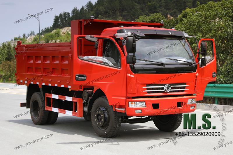 ผู้ผลิตจีนโดยตรงวิดีโอจริงสำหรับ Dongfeng รถบรรทุกดัมขนาดเล็ก 