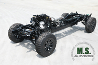 220 แรงม้าน้ำหนักรวม 6 ตันทหารจีนเสิร์ฟ Dongfeng Mengshi Rolling Chassis_run-Flat, CTIs, ระบบเกียร์อัตโนมัติ, ระบบกันสะเทือนด้านหน้าและด้านหลัง